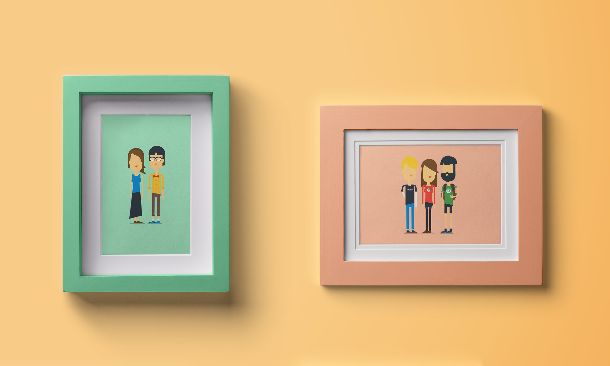 People Graphics in Frames 1 People Graphics in Frames 1